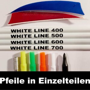 Pfeile kompl. in Einzelteilen